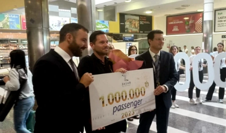 Milijunti putnik u Zračnoj luci Zadar