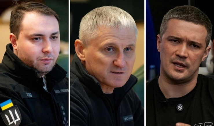 Kirilo Budanov / Oleh Ivaščenko / Mihailo Fedorov