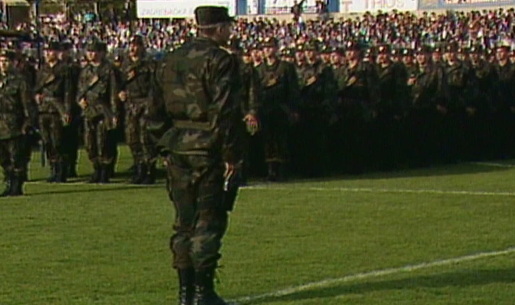 Obljetnica ustrojavanja HV-a, arhivska fotografija 