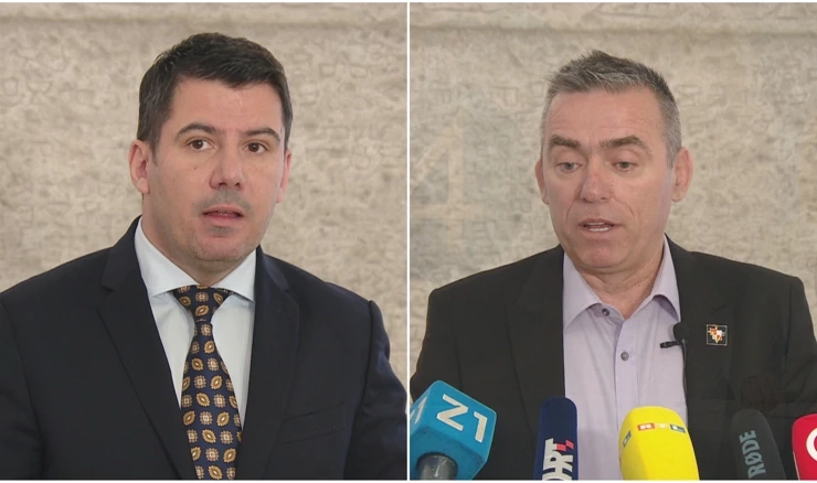 Nikola Grmoja i Stipo Mlinarić