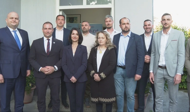 Predizborni skup Domovinskog pokreta u Slavonskom brodu