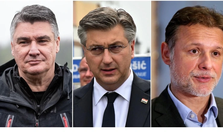 Zoran Milanović, Andrej Plenković, Gordan Jandroković