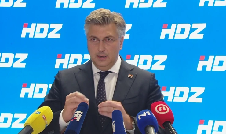 Predsjednik Vlade i predsjednik HDZ-a Andrej Plenković