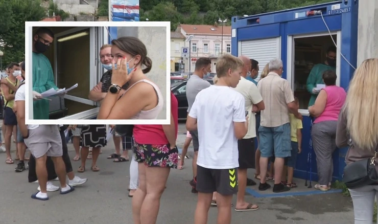 Turisti u Crikvenici nezadovoljni brzim testiranjem - čeka se satima