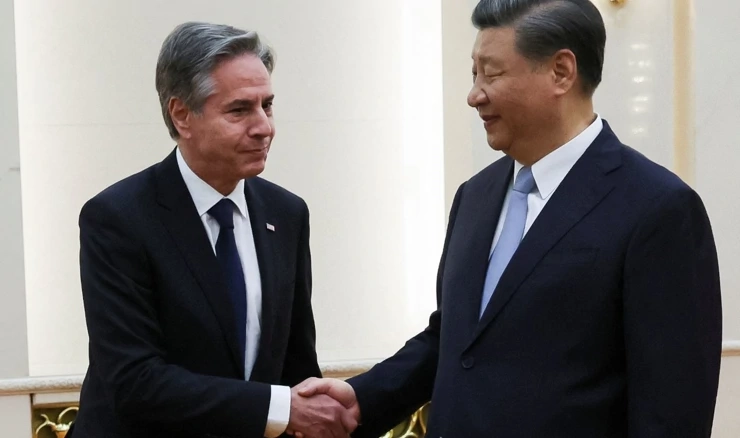 Antony Blinken i Xi Jinping 