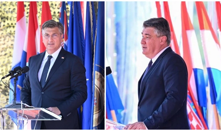 Premijer i predsjednik na proslavi Oluje u Kninu