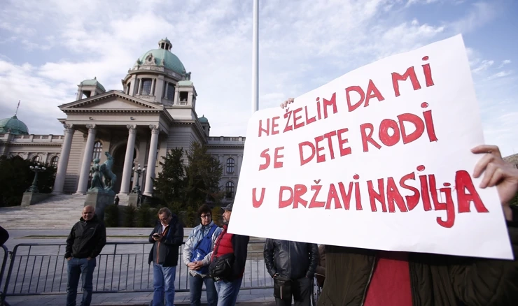 Beograd: Prosvjed protiv nasilja
