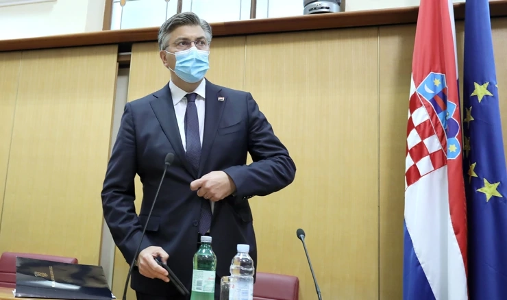 Premijer Plenković na aktualnom prijepodnevnu u Saboru