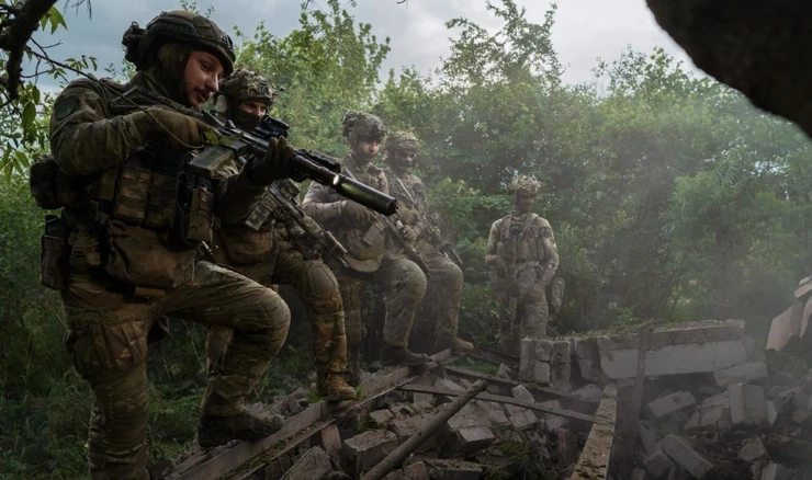 Pripadnici 1. Korpusa Nacionalne Garde Ukrajine "Azov"