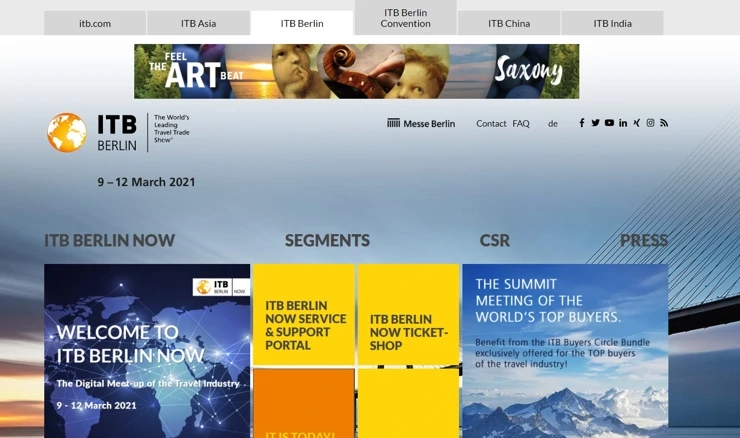 Tturistički sajm ITB u Berlinu ove se godine održava virtualno