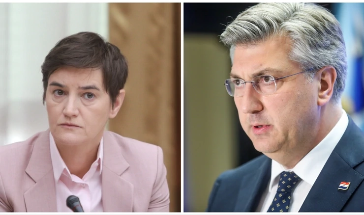 Ana Brnabić i Andrej Plenković