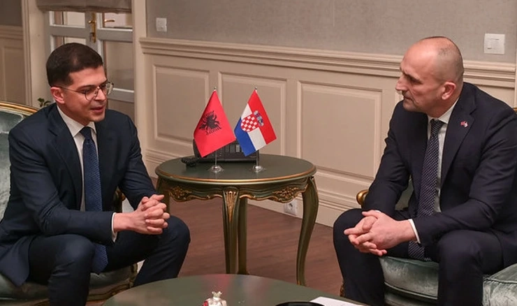 Ministar Ivan Anušić u Tirani