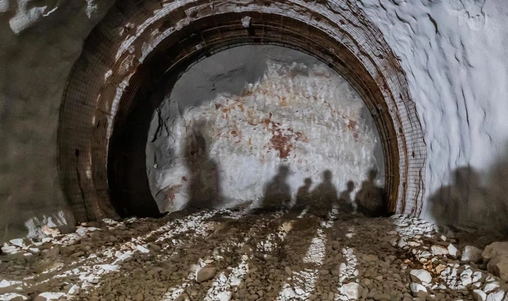 Radovi u tunelu, arhivska fotografija