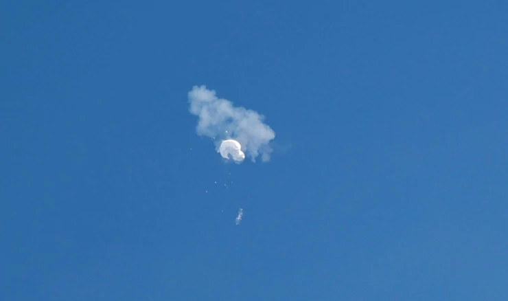 Srušen kineski balon