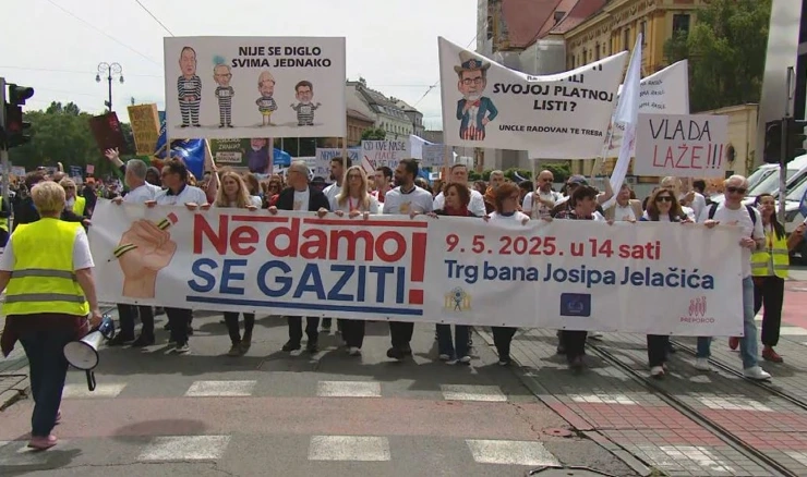 Prosvjed obrazovnih sindikata 