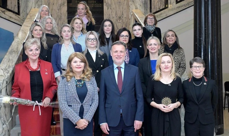 Predsjednik Sabora i izaslanstvo Mreže hrvatskih žena