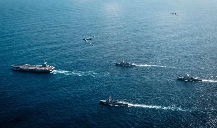 USS Gerald R. Ford u Karipskom moru