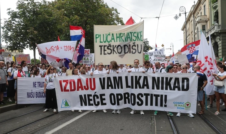 Prosvjed za Liku