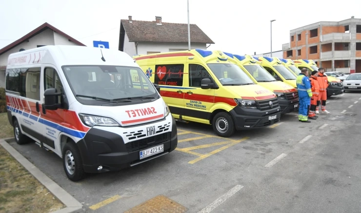 Bjelovarsko-bilogorski Zavod za hitnu medicinu dobio šest novih vozila