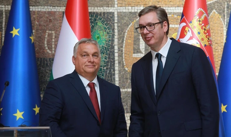 Viktor Orban i Aleksandar Vučić, rujan 2023.