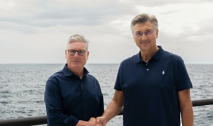 Keir Starmer i Andrej Plenković