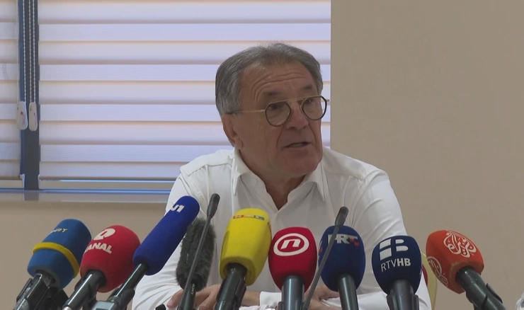 Zdravko Mamić na konferenciji za medije