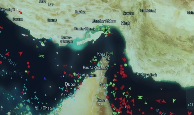 Promet kroz Hormuški tjesnac, arhivska fotografija