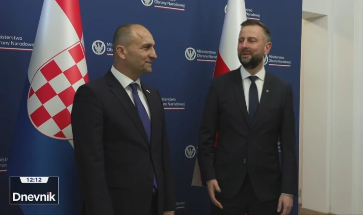 Ministar obrane Ivan Anušić u Varšavi se sastao s poljskim ministrom nacionalne obrane Vladislavom Košinjakom-Kamišem