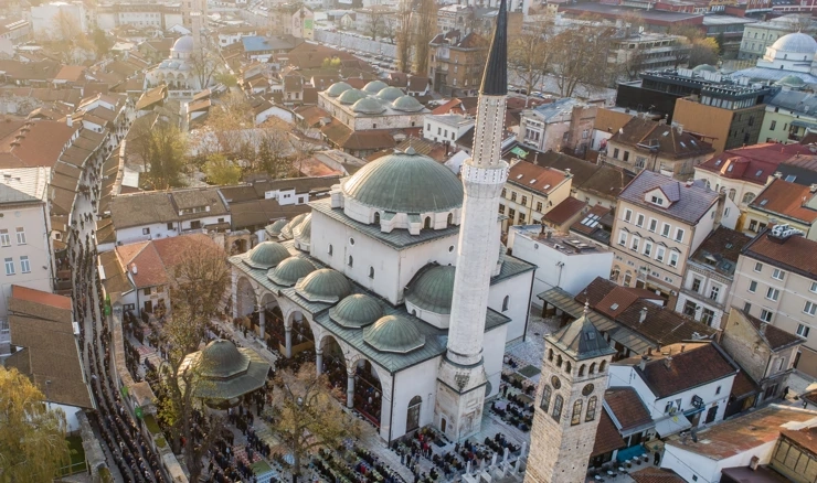 Džamija u Sarajevu, arhivska fotografija 