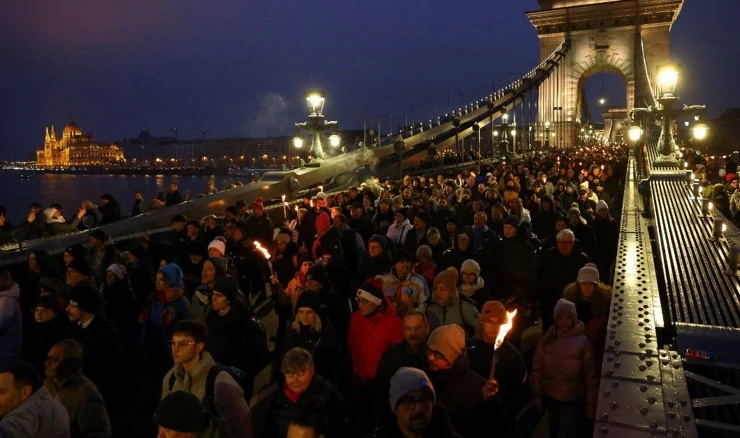 Prosvjed u Budimpešti 