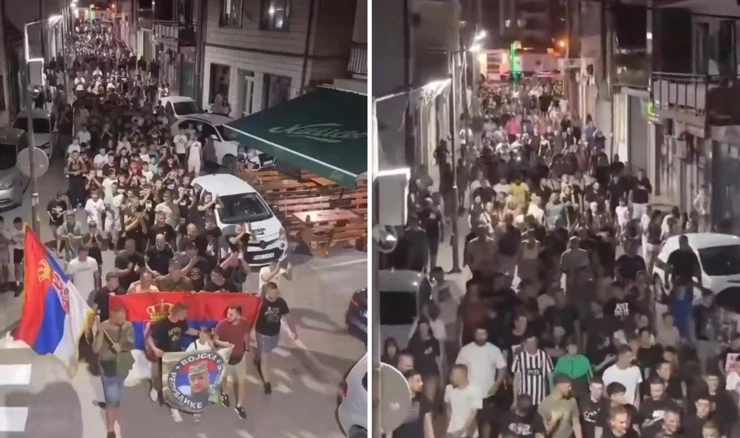 Stotine mladih slavile Mladića na ulicama RS-a