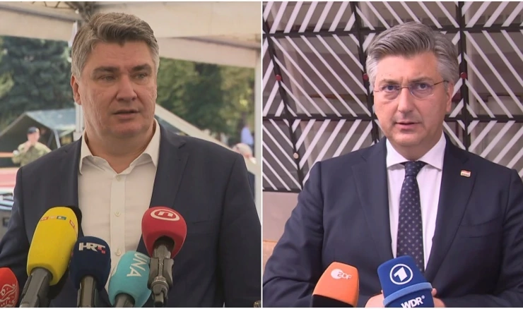 Zoran Milanović i Andrej Plenković