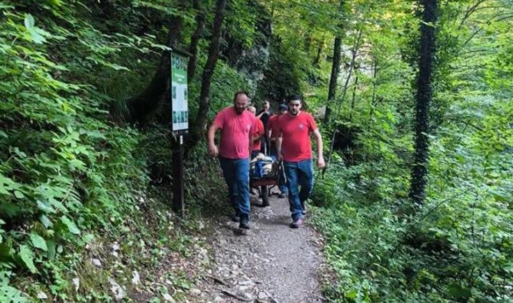 Hitna intervencija u kanjonu Kamačnik