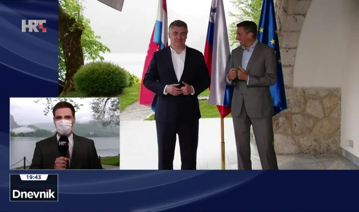 Slovenski predsjednik Borut Pahor i hrvatski predsjednik Zoran Milanović 