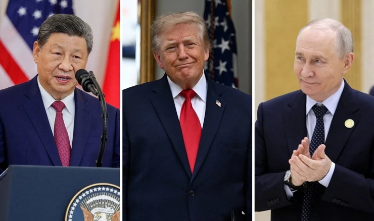 Xi Jinping / Donald Trump / Vladimir Putin