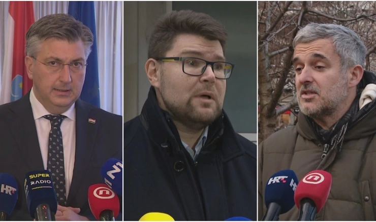 Andrej Plenković, Peđa Grbin, Nino Raspudić