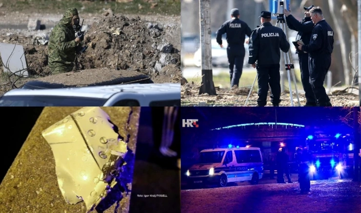 Očevid na mjestu pada letjelice u Zagrebu