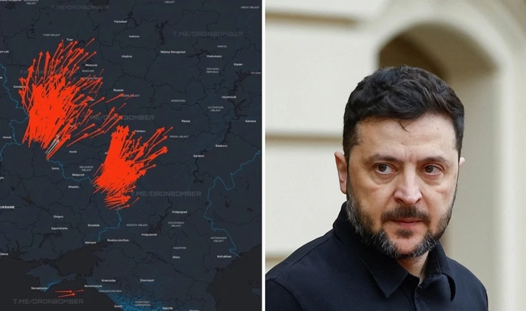 Putanja ukrajinskih dronova / Volodimir Zelenski