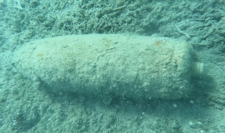 Uklanja se bomba iz podmorja u uvali Luka na Korčuli