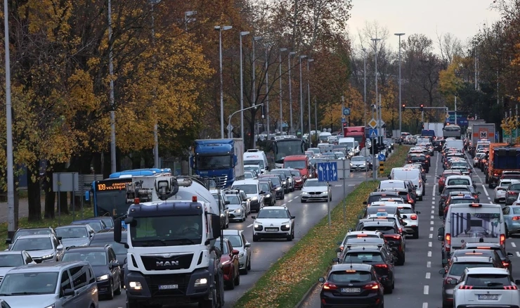 Velike gužve u Zagrebu
