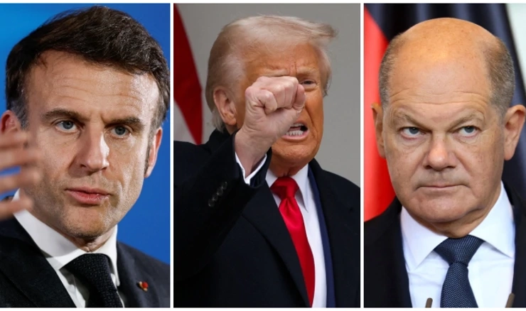 Macron, Trump i Scholz