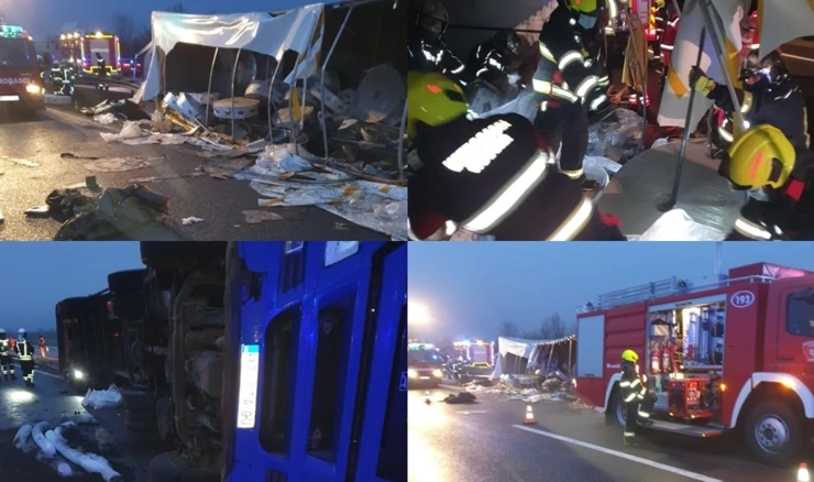 Teška prometna nesreća na A3