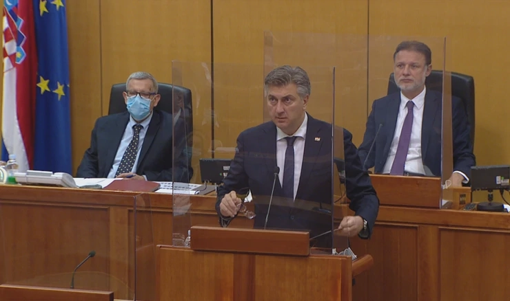 Premijer Plenković Saboru podnosi Godišnje izvješće o radu Vlade