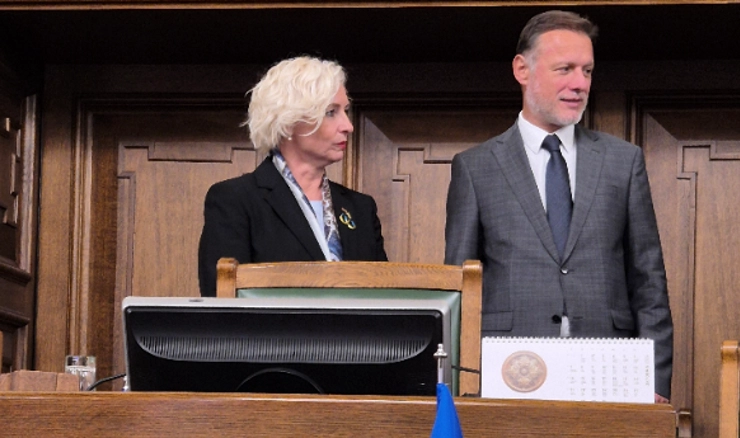 Daiga Mieriņa i Gordan Jandroković