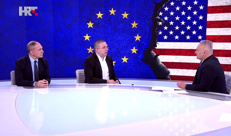 Zastupnik u Europskom parlamentu Tomislav Sokol i zastupnik u Europskom parlamentu Stephen Nikola Bartulica  (DOMiNO) 