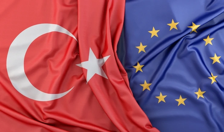 Zastave Turske i Europske unije