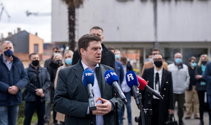 Butković u obilasku gradilišta ceste od luke do obilaznice