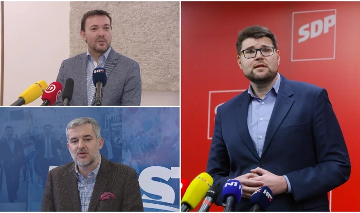 Arsen Bauk, Nino Raspudić, Peđa Grbin