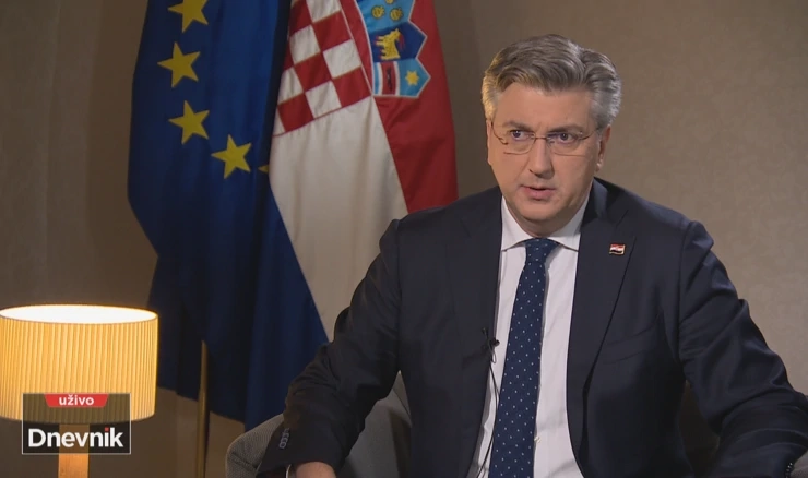 Andrej Plenković u Dnevniku HTV-a