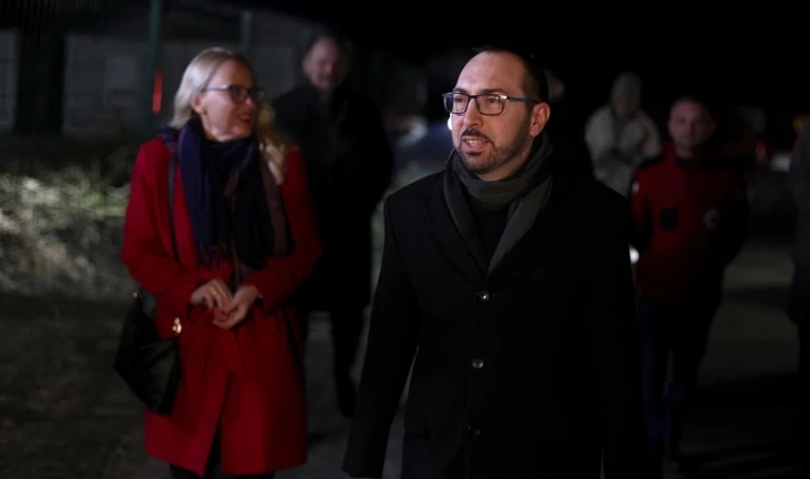 Gradonačelnik Zagreba Tomislav Tomašević u obilasku Prihvatilišta za beskućnike 